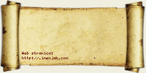 Olga Tošović vizit kartica